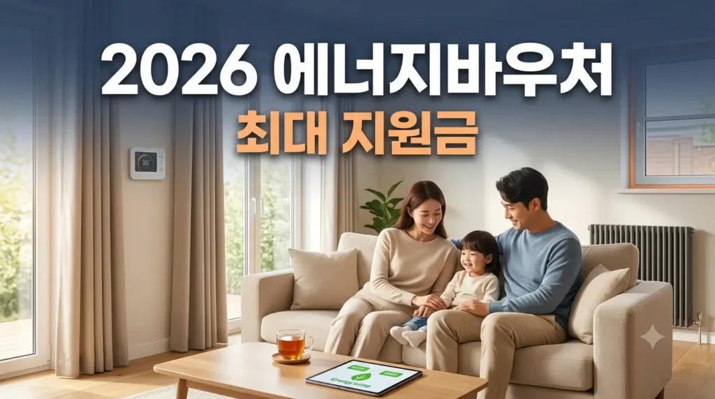 2026 에너지바우처 대상 자격 조건 및 신청 방법 총정리 (최대 지원금 확인)